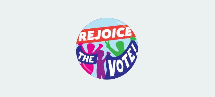 Logo- Rejoice the Vote!