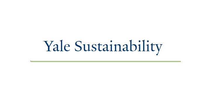 Logo- Yale Sustainability